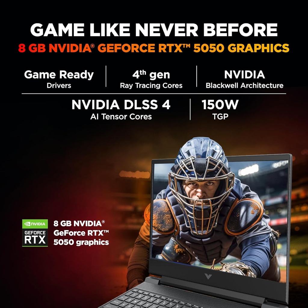 HP Victus 15,6" 13th Gen Intel Core i7-13620H, 8GB RTX 5050, 24GB DDR5 1TB SSD, 144Hz, FHD, 15.6'' Laptop