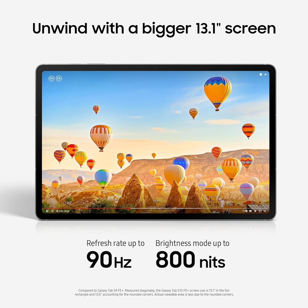 Samsung Galaxy Tab S10 FE Plus S-Pen 13.1'' 12/256GB Wifi Silver (SM-X620)