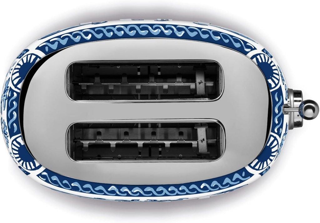 Smeg 50's Style Toaster Dolce/Gabbana Blu Mediterraneo TSF01DGBEU