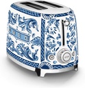 Smeg 50's Style Toaster Dolce/Gabbana Blu Mediterraneo TSF01DGBEU