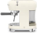Smeg ECF02CREU Espresso Manual Coffee Machine - Cream
