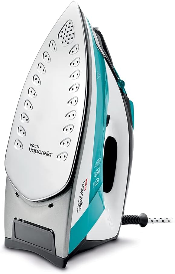 Polti Vaporella Quick&Comfort QC120 Iron, Stainless Steel Ironing Plate 2200 W, Steam Burst-PLEU0254