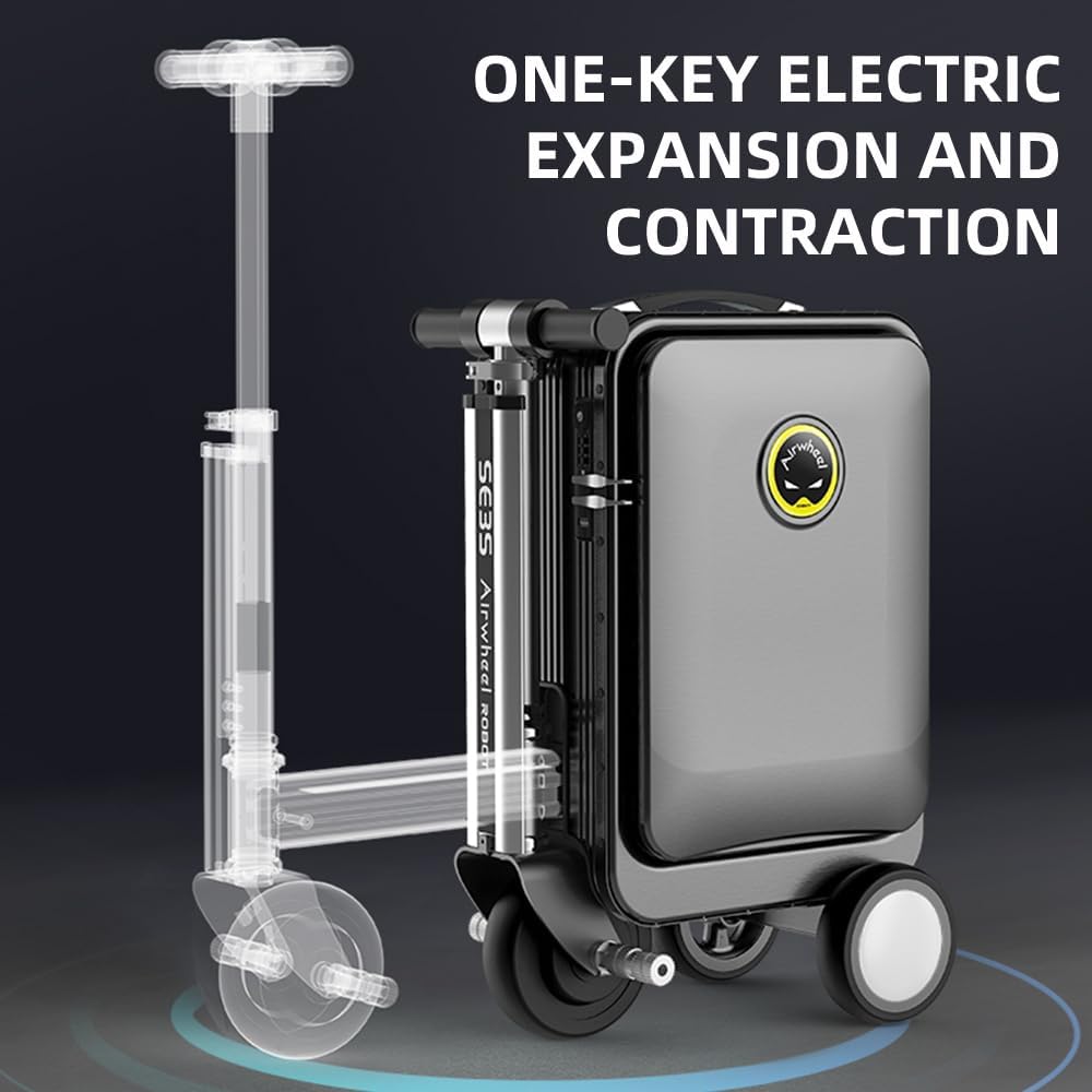 Airwheel SE3S - Electric Luggage Scooter - Black