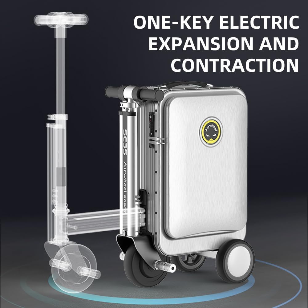 Airwheel SE3S - Electric Luggage Scooter - Silver