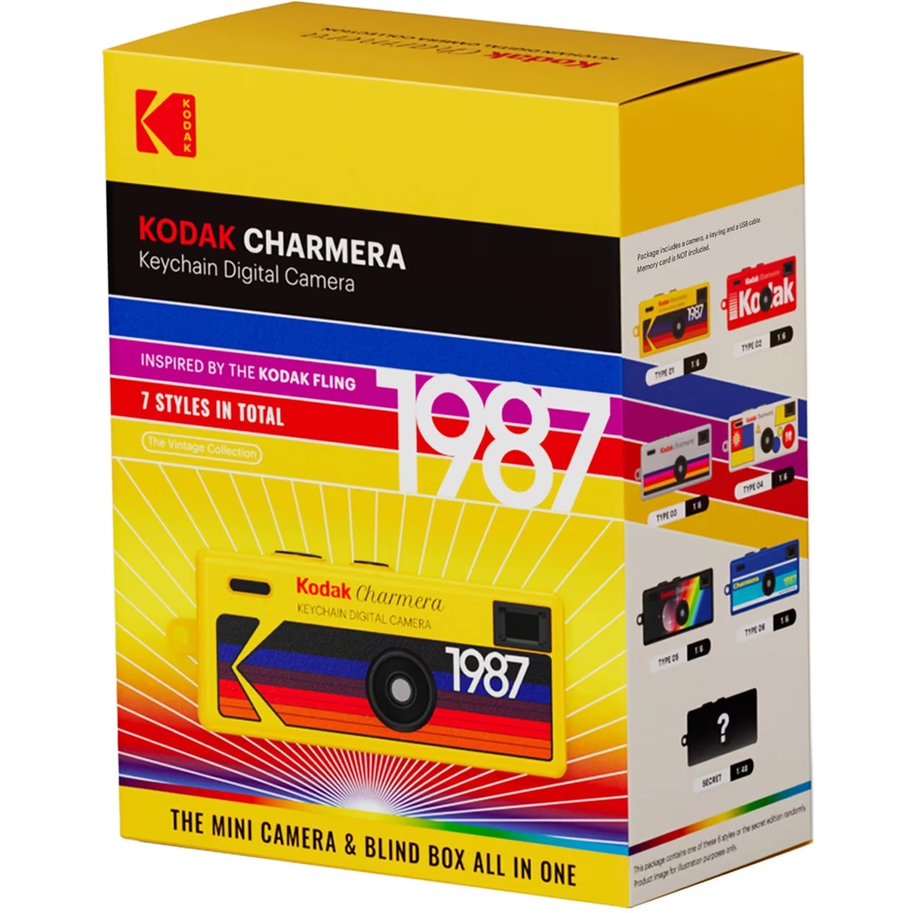 KODAK CHARMERA Digital Camera Keychain (BLIND BOX) RK0601