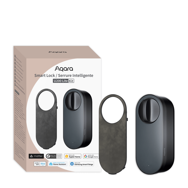 Aqara Smart Door Lock U200-Lite Black EL-D03D-S