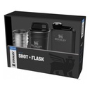 Stanley Adventure Pre-Party Shot Glass + Flask Set Black (10-01883-035)