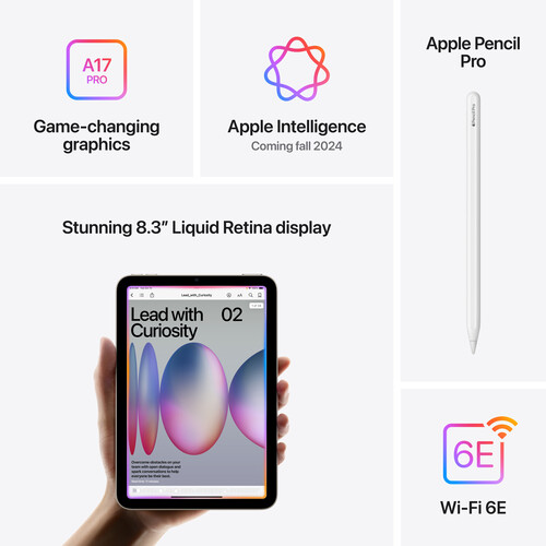 Apple iPad Mini 7 Wifi 128GB Starlight MXN83