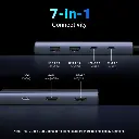 USB-C 7-in-1 Adapter / Hub Ugreen HDMI 4K@60Hz  2x USB PD 100W CM498 