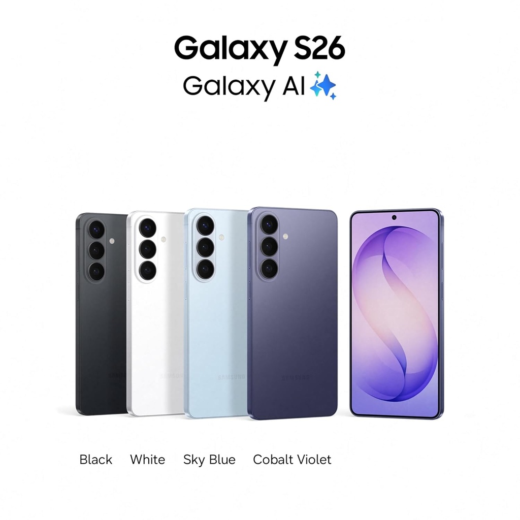 SAMSUNG Galaxy S26 5G 12/256GB Violet