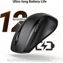UGreen Wireless NanoUSB Mouse 1600DPI - Black 65773 MU331