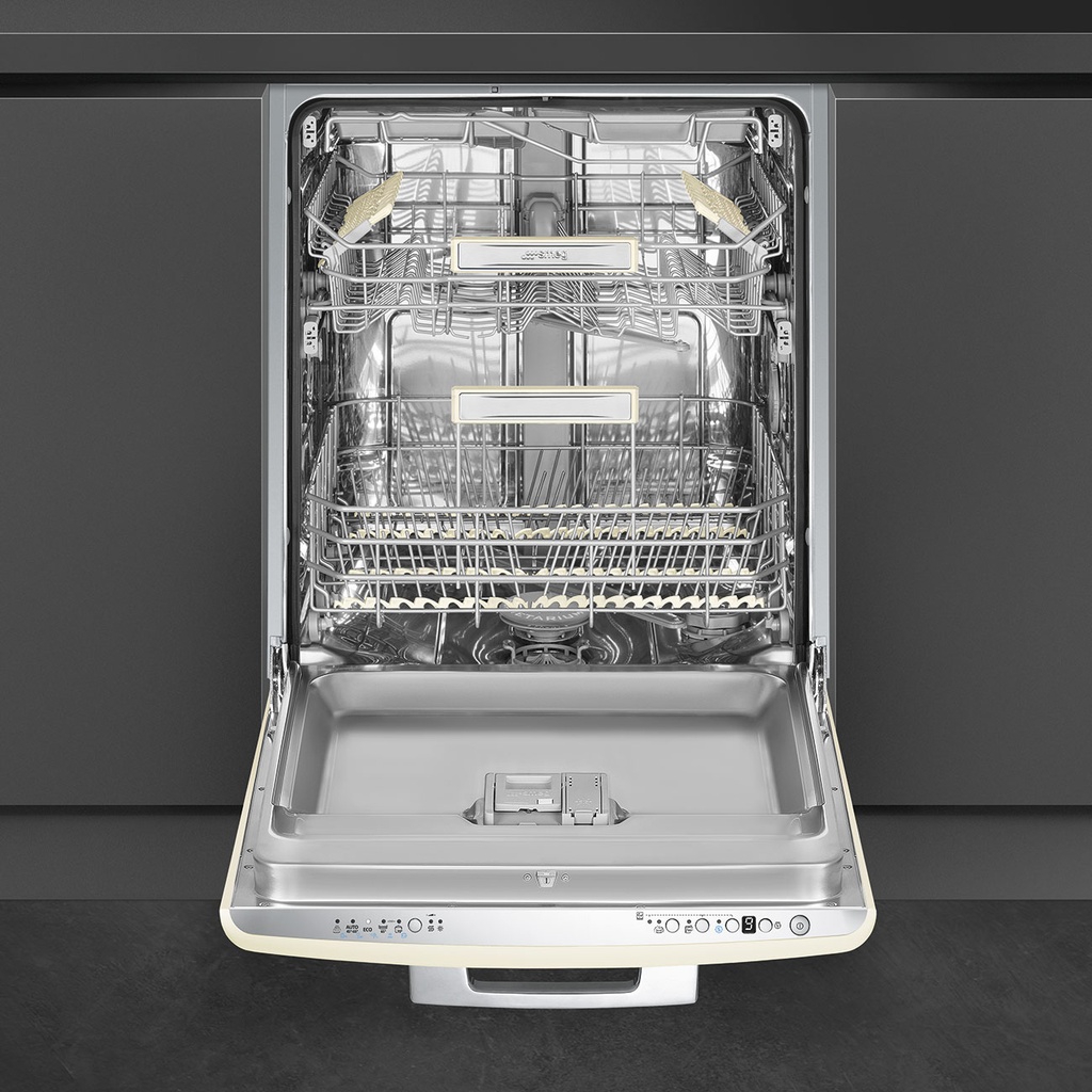 Smeg STFABCR3 Under counter built-in dishwasher width 50's Style Aesthetic