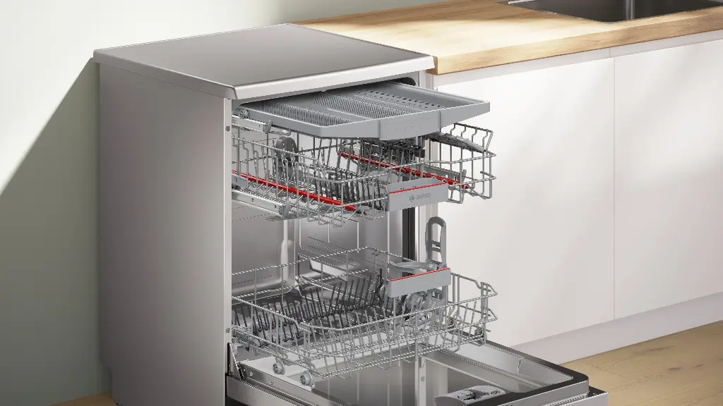 BOSCH D Enerji Sinifi 6 Programli 14 Place Setting Dishwasher Black - SMS4HMB62T