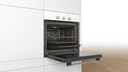Bosch HBF011BV0Q Serie 2 White Turbo Ankastre Firin 60x60