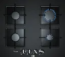 Bosch PPP6A6B10 Serie 6 60 Cm Gas Hob - Black Glass