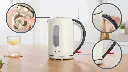 Bosch TWK76075GB Cream 1.7L Cordless Kettle
