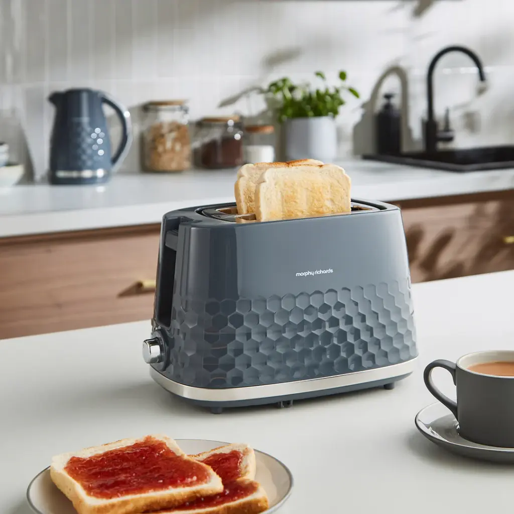 Morphy Richards 220033 Hive 2 Slice Toaster - Grey