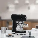 Smeg ECF02BLEU Espresso Manual Coffee Machine - Black