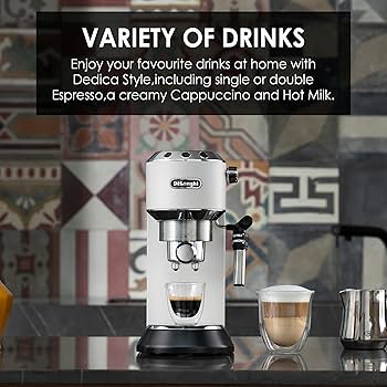 DeLonghi EC685.W Dedica Style Automatic coffee machine - White