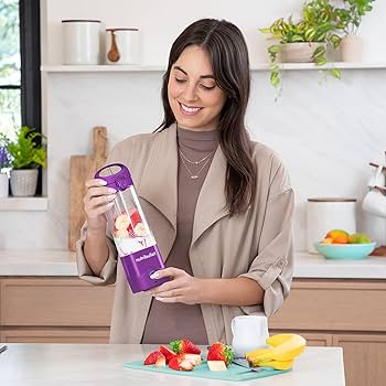 Nutribullet Portable Blender 2000mAh 475Lt. Purple NBP003PU - 28456