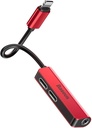 Baseus L52 Audio Adapter Lightning CALL52-91 red/black
