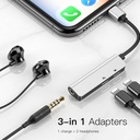Baseus L52 Lightning Audio adapter CALL52-S1 silver/black