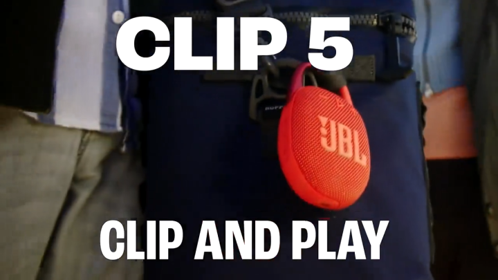 JBL Clip5, Bluetooth Speaker, IP67, Black - JB.JBLCLIP5BLK