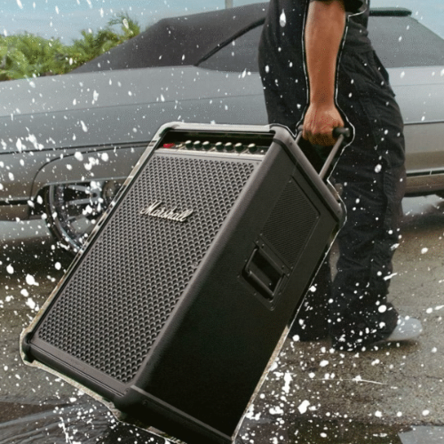 Marshall Bromley 750 BT Speaker Black and Brass - ZD.1008040 