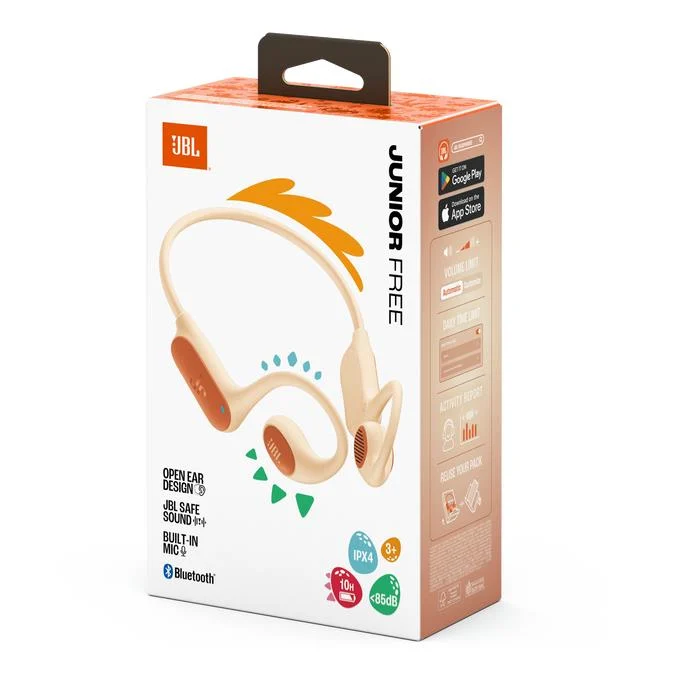 JBL Junior Free Open Sound Kablosuz Kulak İçi Çocuk Kulaklığı Peach - JB.JBLJRFREEPEA 