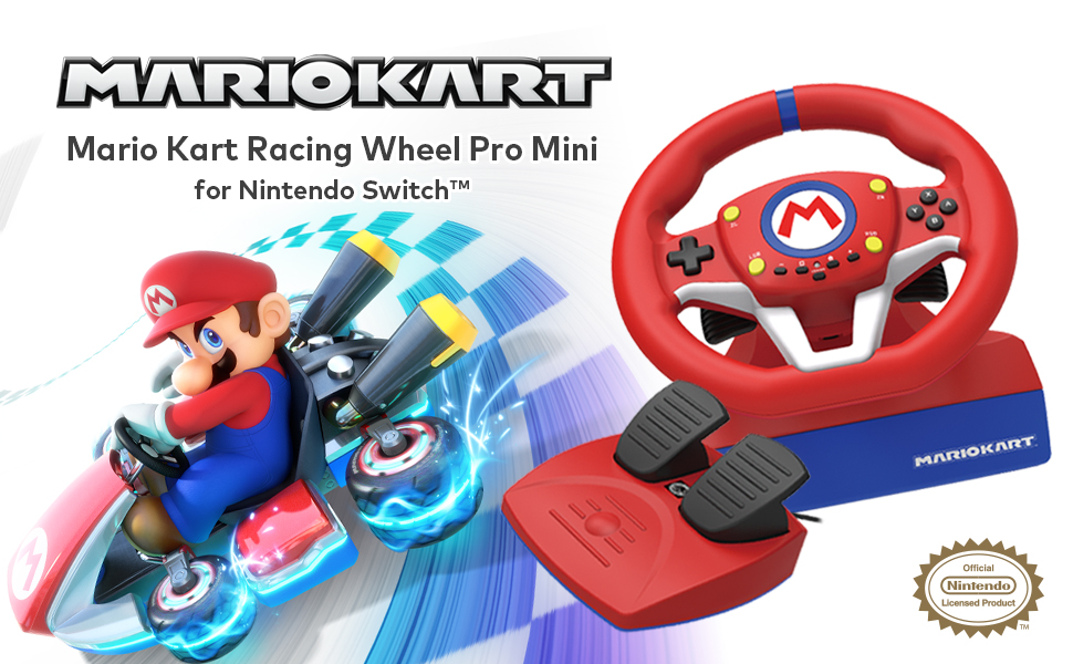 Hori Controller NSW -204 Mario Cart Racing Wheel for Nintendo Switch