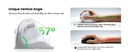 Ugreen Vertical Ergonomic Wireless Mouse (BT 5.0+2.4G) 6 Buttons White 45759 MU008
