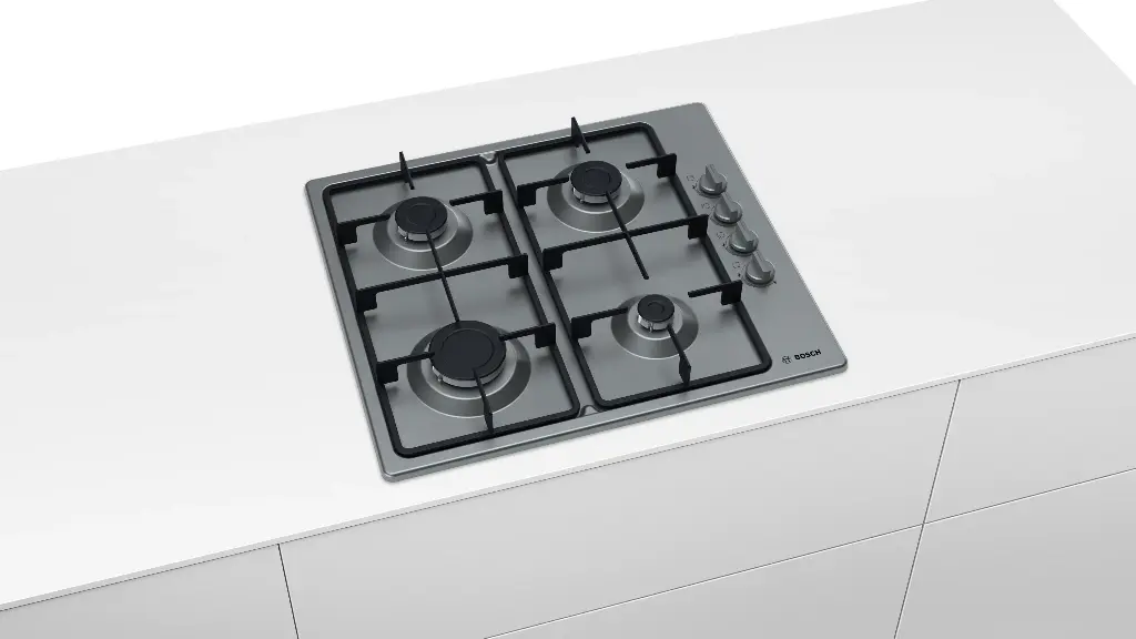 Bosch Series 2 Gas Hob 60 cm Stainless Steel PBP6C5B62Q