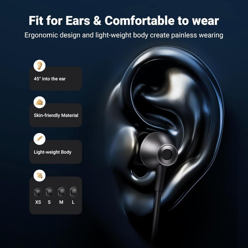 UGREEN USB-C Earphone with Microphone and Volume Control, Noise Isolation, Powerful Bass - EP105 35754