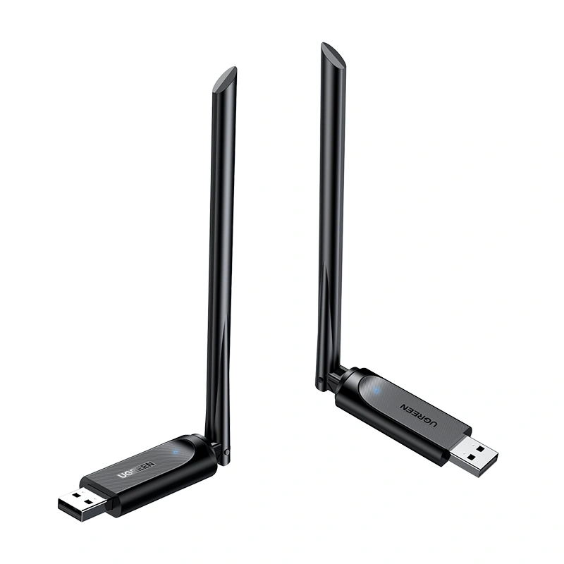 Ugreen CM496 AC650 Dual Band USB Network Adapter - Black
