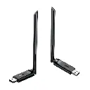 Ugreen CM496 AC650 Dual Band USB Network Adapter - Black