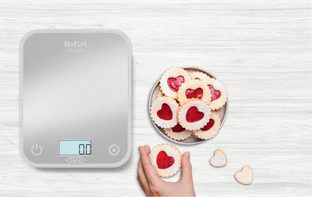 Tefal Optiss Silver Electronic Kitchen Scale - 1830009242