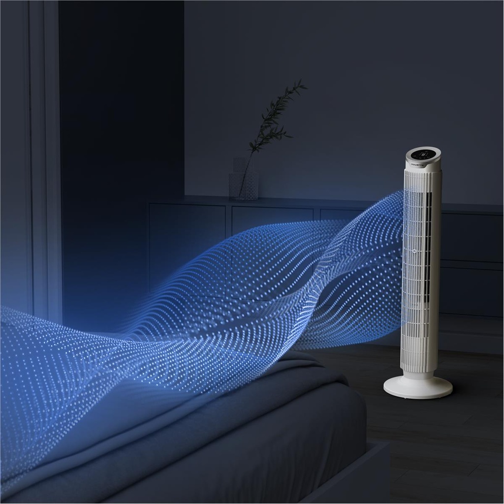 Rowenta VU7025 Silent Flow Effitech 8 Speed ​​30 Watt Silent Tower Fan - 1830009736