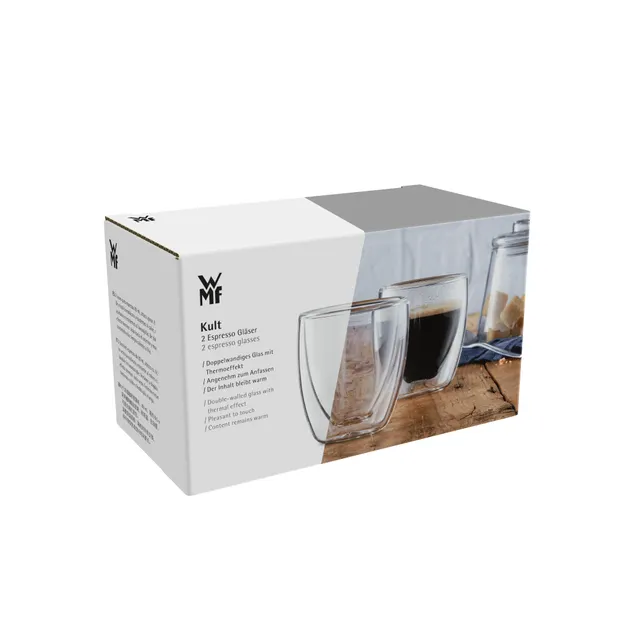 WMF Glass Espresso Cups, Set of 2 - 3201001621