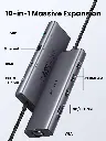 Ugreen 10 in 1 USB-C HUB 3xUSB-A 3.0 + USB-C 100W PD + SD/TF + RJ45 + 4K HDMI + VGA + 3.5mm 15601