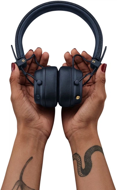 Marshall Major V Bluetooth Headphones, MidNight Blue - ZD.1008144