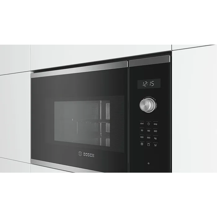 Bosch BEL554MS0 25 liter Stainless Steel Built-in Microwave Oven