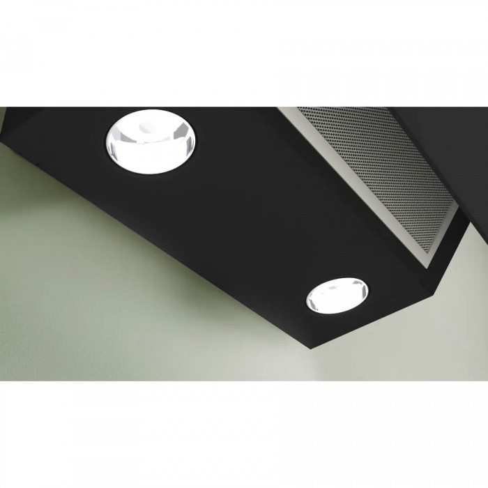 Bosch Serie 2 Wall-Mounted Cooker Hood, 60 cm, Black Glass, Black - DWK64PJ60T