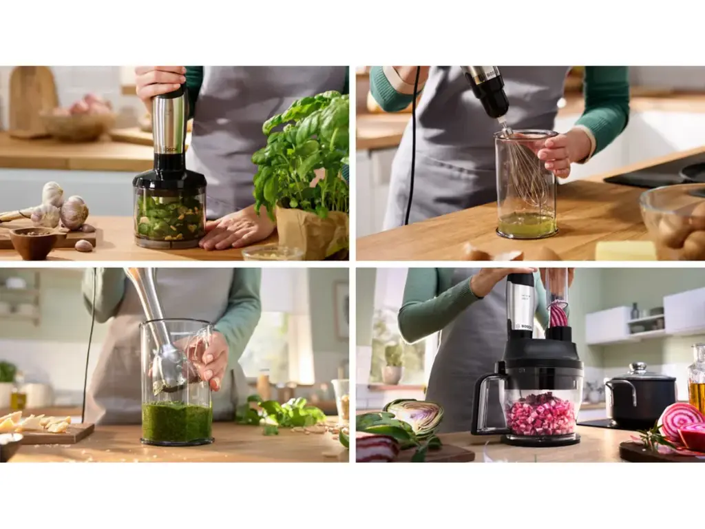 Bosch Series 6 Hand Blender ErgoMaster 1200W Stainless Steel - MSM6M8X1