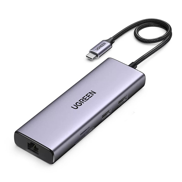 Ugreen 5-in-1 USB C HUB 3xUSB-A 3.0 + USB-C 100W PD + 4K HDMI - Gray