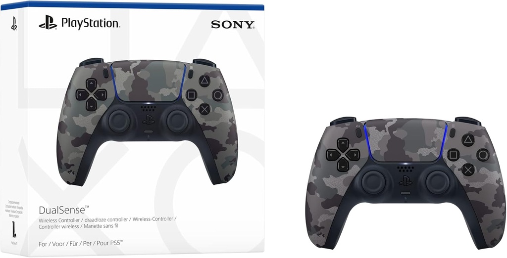 Sony PlayStation 5 DualSense V2 Wireless Controller Grey Camouflage