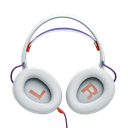 JBL Quantum 250 Gaming Wired On-Ear Headphones White Orange - JB.JBLQTUM250TEL