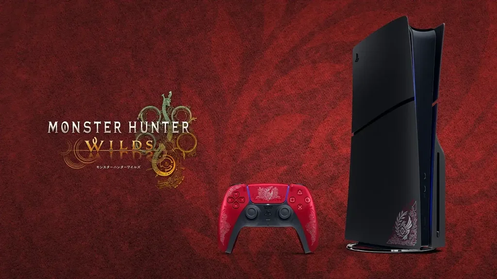 Sony PS5 Slim Cover Monster Hunter Wilds Limited Edition CFIJ-16022 Black