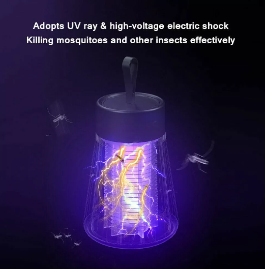 Portable Usb Electric Mosquito Killer Led Uv Repellent Lamp - YG002