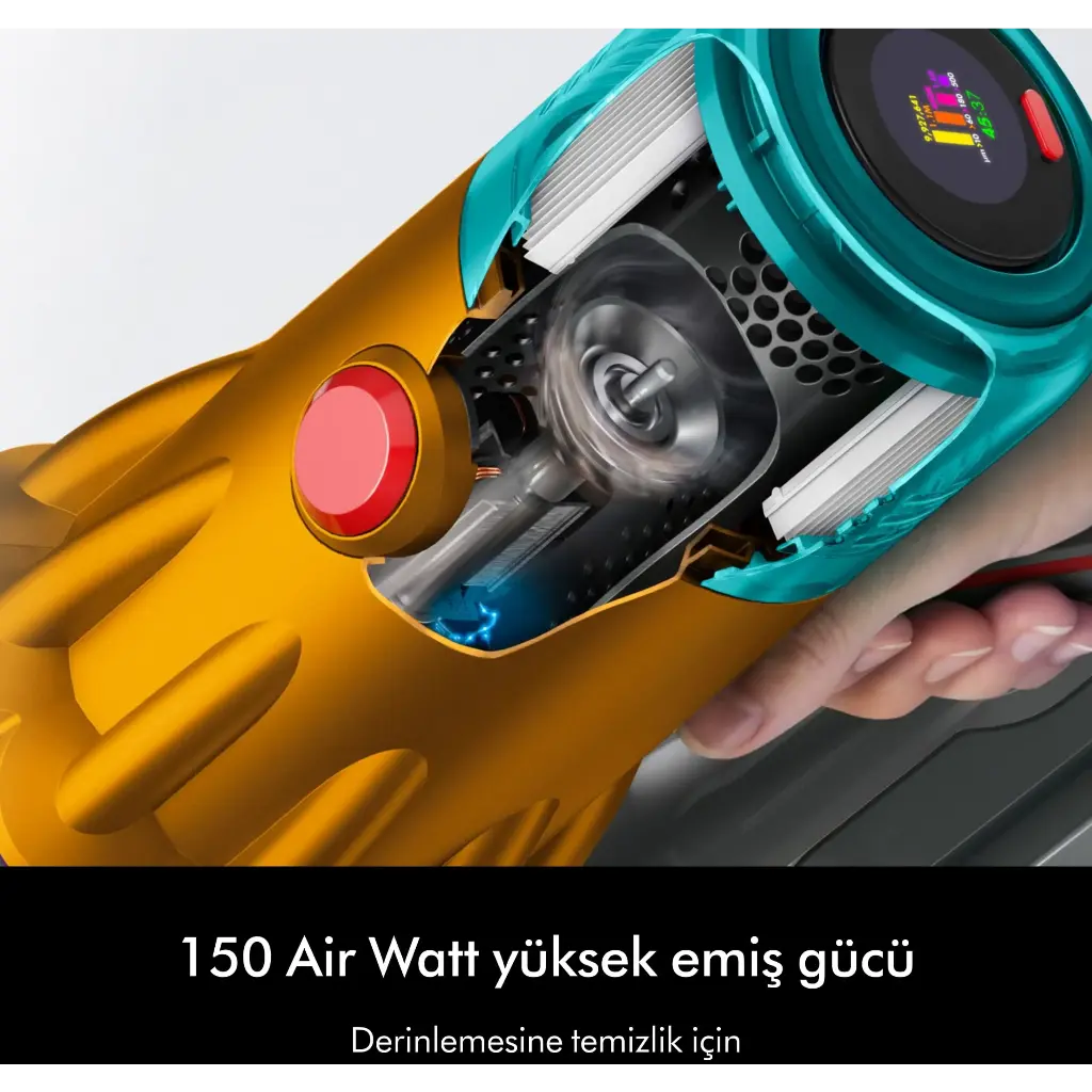 Dyson V12S Detect Slim Submarine Vacuum Cleaner -  Nickel Yellow - SV46 485350-01