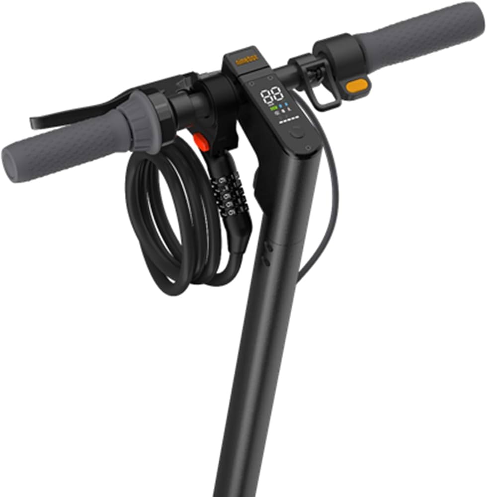 Segway Ninebot Black Anti-Theft Cable Lock - 20.40.0007.00